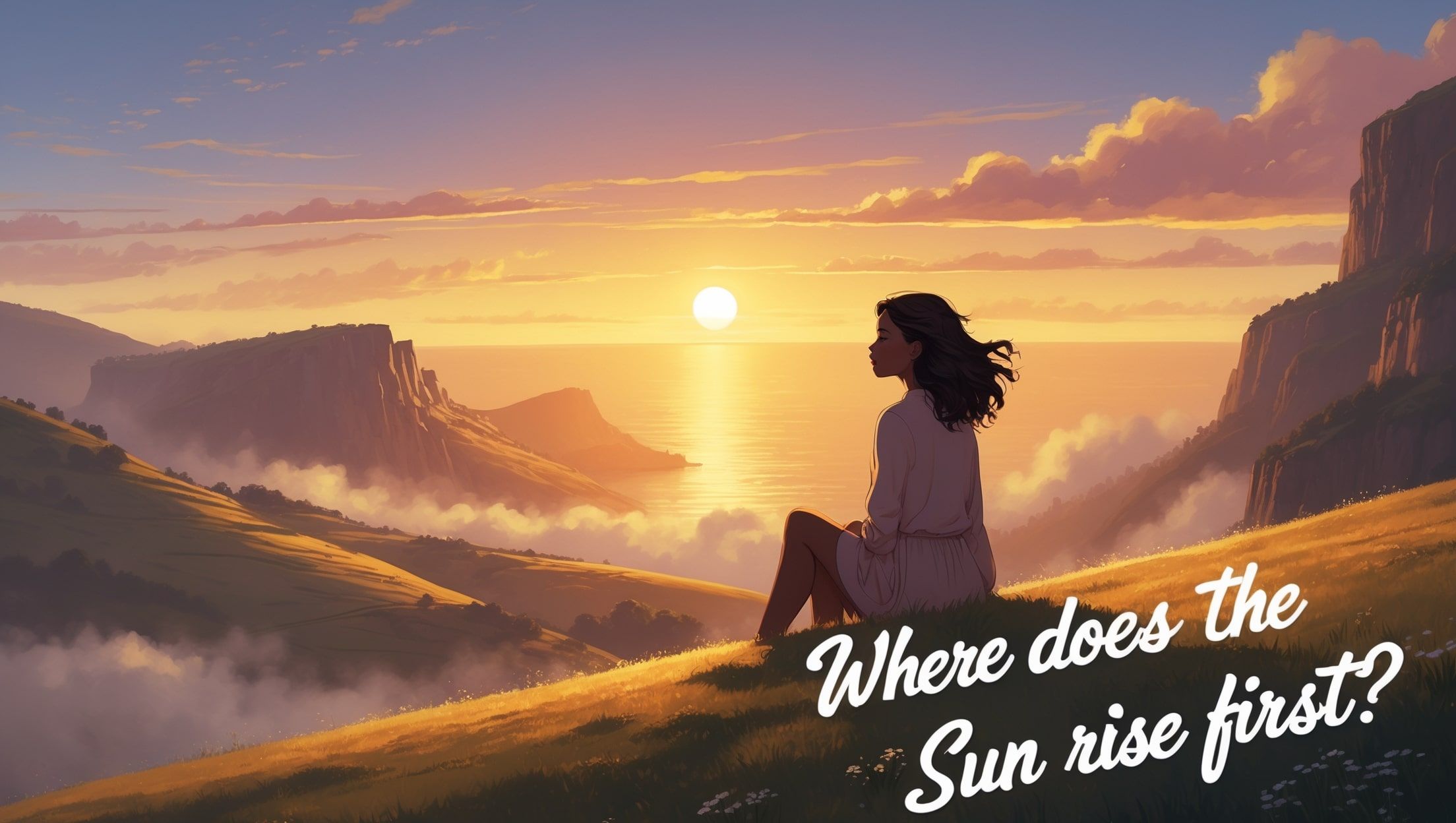 Var går solen upp först?
